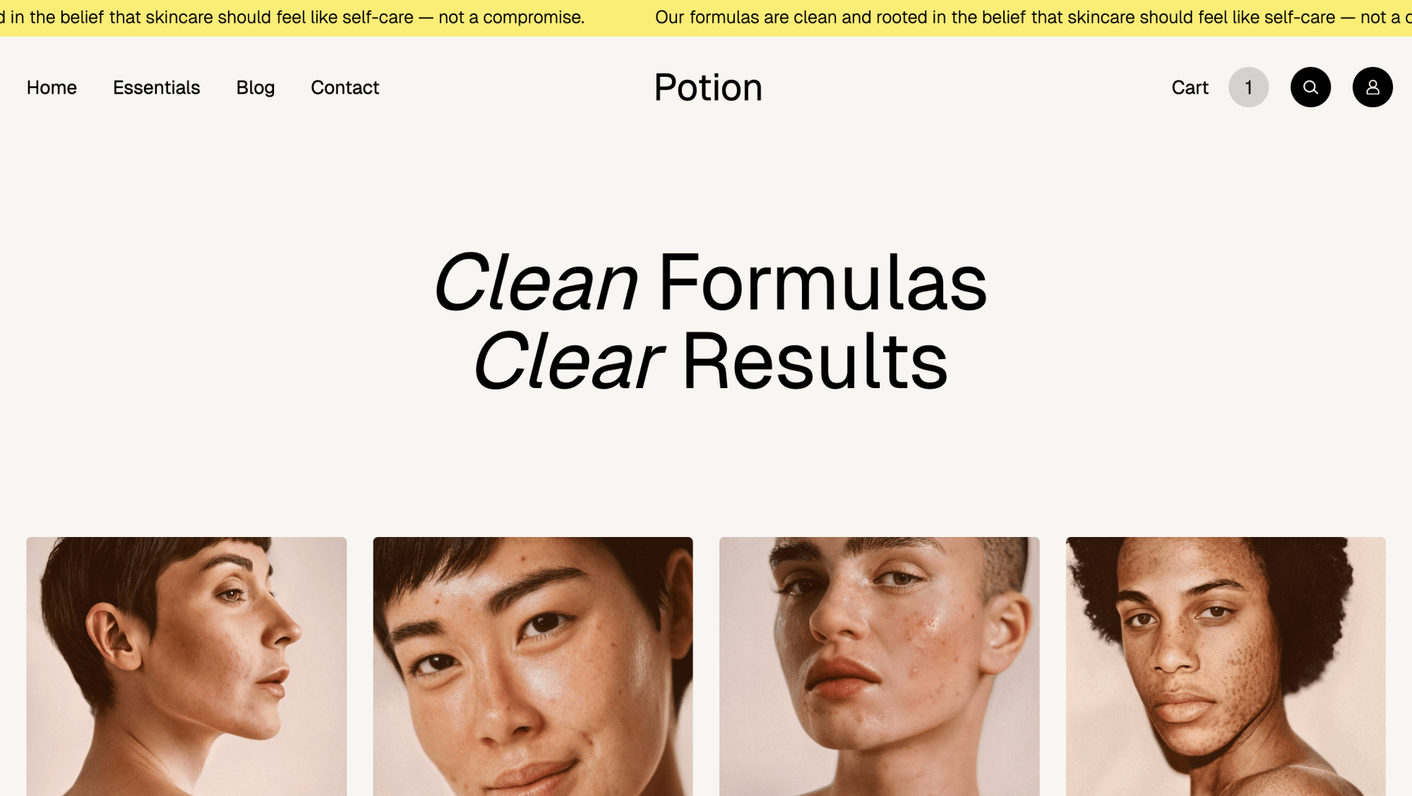 Potion preview